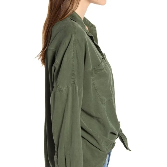 Lou & Grey Galaxy front tie shirt - Picture 3 of 10